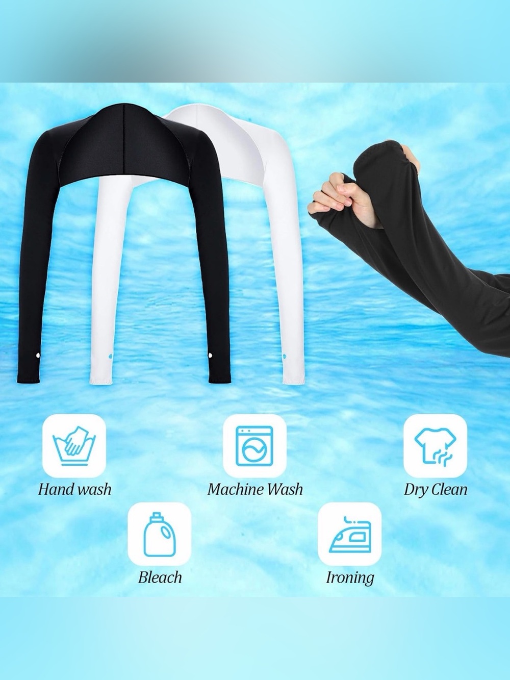 Women’s Arm Sleeve Sun Protection Shawl - Picture 4 of 10